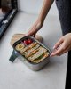 black+blum CLASSIC Stalowy Lunchbox L / Oliwkowy